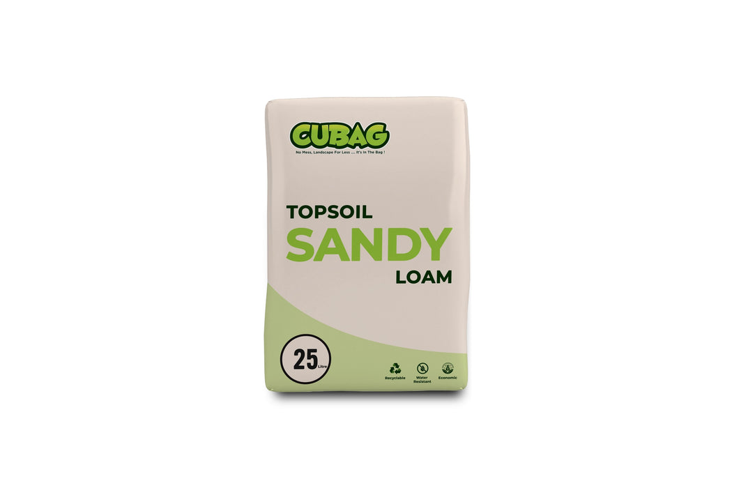 Topsoil Sandy Loam 25 Litre Bag Cubag